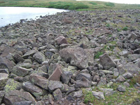 photo of rocks Sara Heinze walked over kept balance thanks to Body Springs pilates