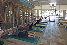 pilates austin mat class leg springs