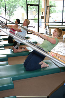 pilates austin back bend knee stretches