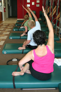 pilates mermaid stretch
