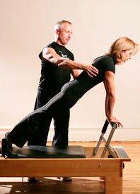 Dr Howard Sichel teaching a student