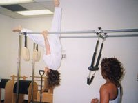 pilates austin Romana upside down